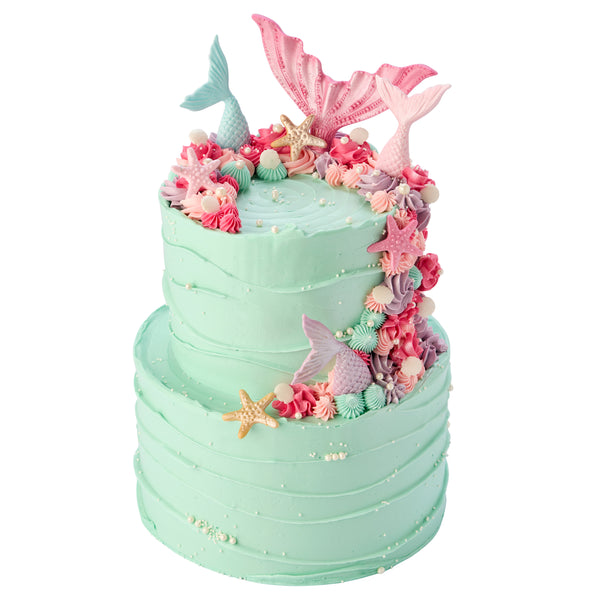Mermaid Two Tier Cake - New Design! - Peggy Porschen Cakes Ltd