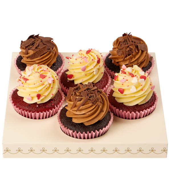 Peggy's Classic Cupcake Box of 6 - Peggy Porschen Cakes Ltd