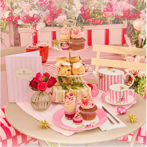 Book your festive seasonal line up 🎄The 'A Very Peggy Pinkmas Afternoon Tea Experience' has arrived 🎀