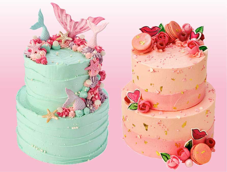 Two-Tier Party Cakes - Peggy Porschen London– Peggy Porschen Belgravia Ltd