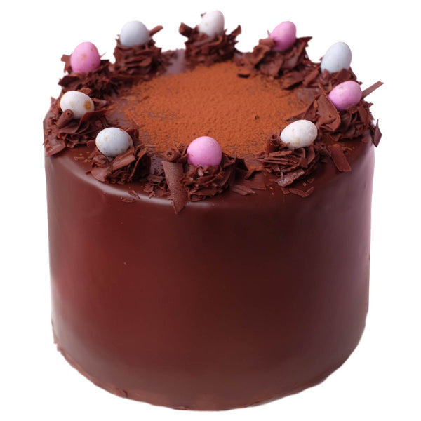 Dark Chocolate Easter Wreath Cake - Peggy Porschen Cakes Ltd