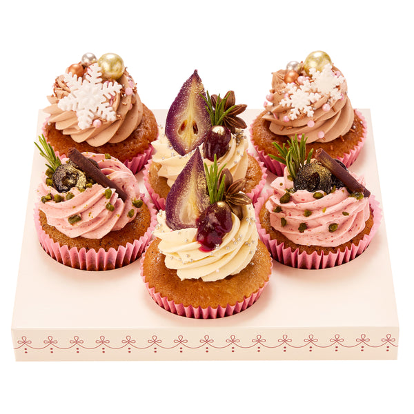 Tipsy Winter Wonders Box of 6 - Peggy Porschen Cakes Ltd