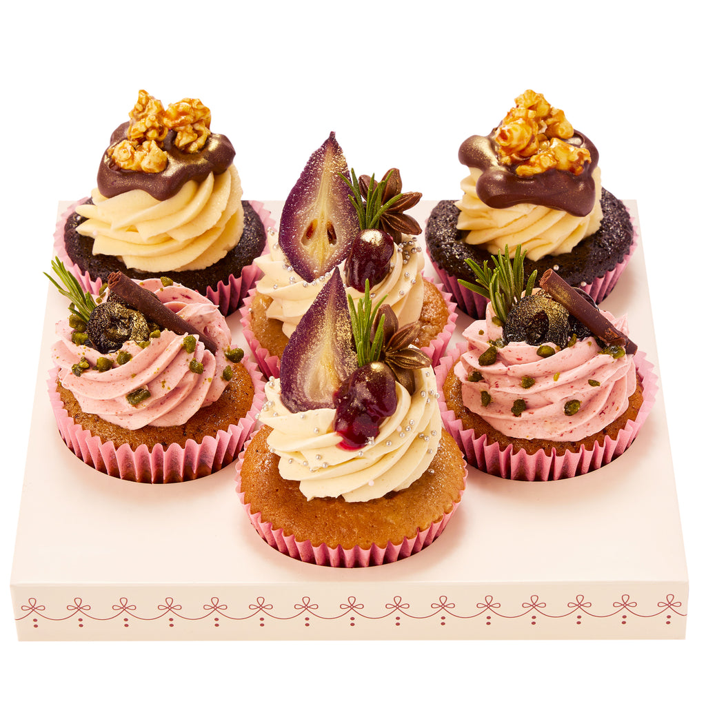 Winter Forest Festive Box of 6 - Peggy Porschen Cakes Ltd