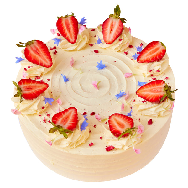 Strawberry Cream Cake - Peggy Porschen Belgravia Ltd