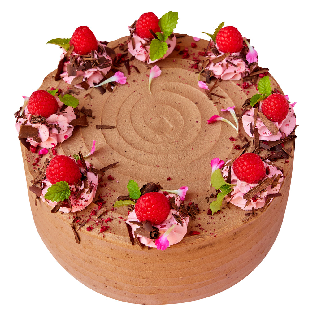 Chocolate Raspberry Cream Cake - Peggy Porschen Belgravia Ltd