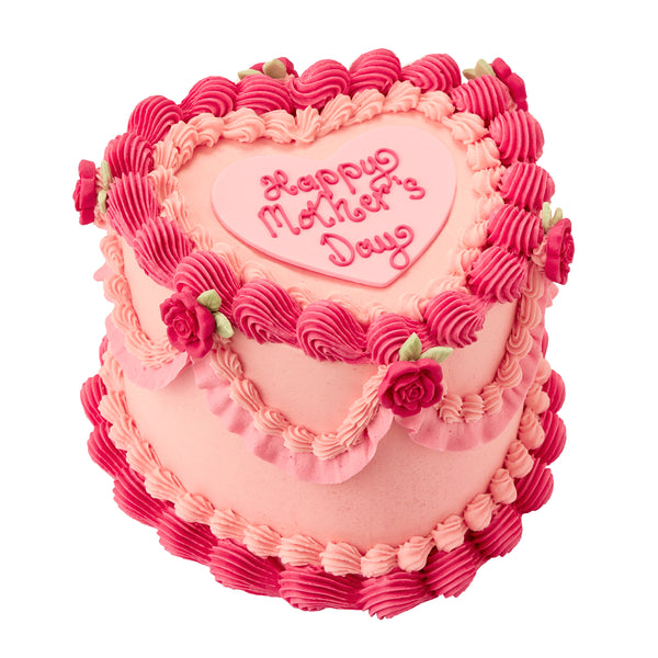 Mother's Day Love Heart Cake - Peggy Porschen Cakes Ltd