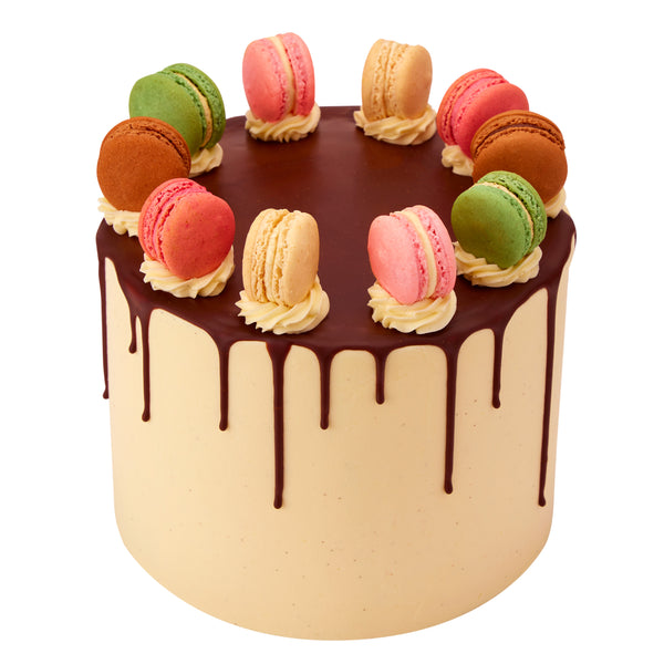 Lux Vanilla Cloud Drip Cake - Peggy Porschen Cakes Ltd