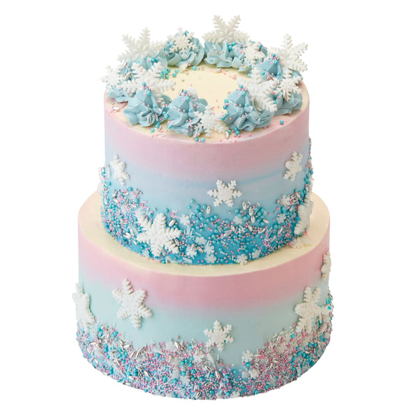 Winter Wonderland Two Tier Cake - Peggy Porschen Cakes Ltd