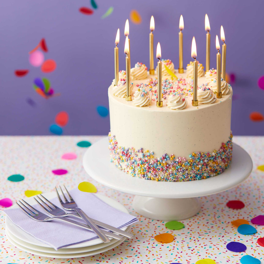 Pastel Confetti Two Tier Cake - Peggy Porschen Cakes Ltd