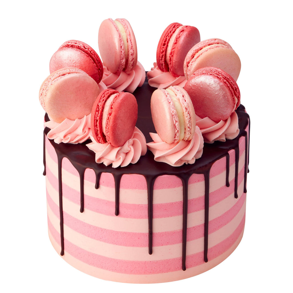 Best Birthday cakes London - Stripes are Nice Strawberry & Rose Cake - Peggy Porschen Cakes