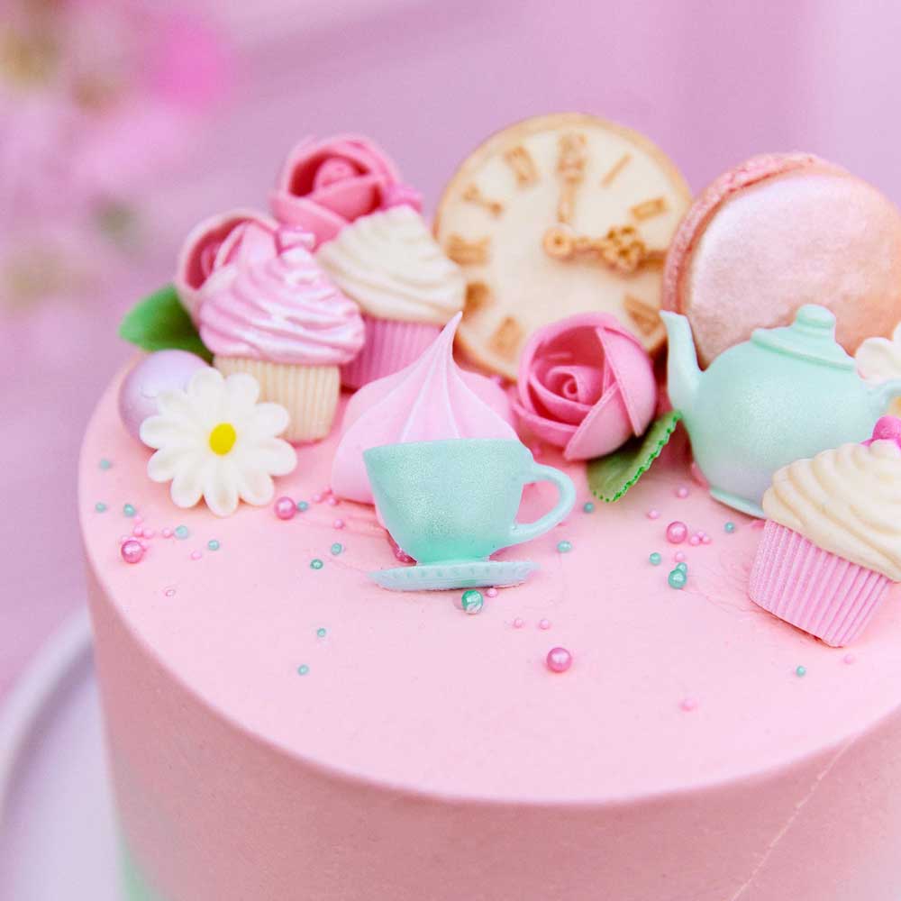 Best Birthday Cakes in London - Tea Party Cake - Peggy Porschen Cakes
